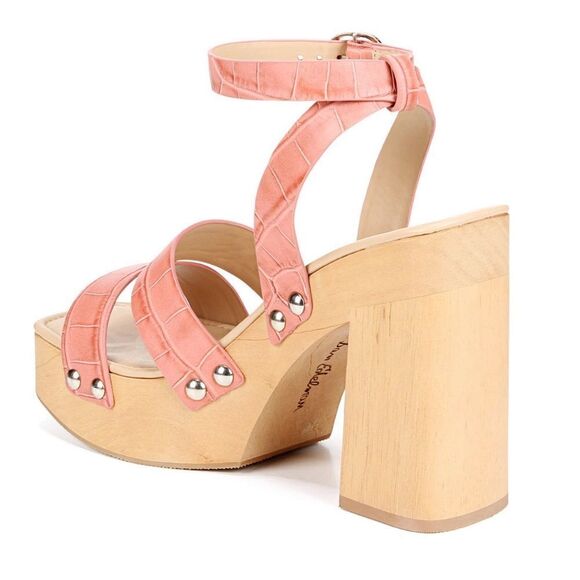 NWT SAM EDELMAN ROSALIND PLATFORM BLOCK HEEL SANDAL - Picture 5 of 9